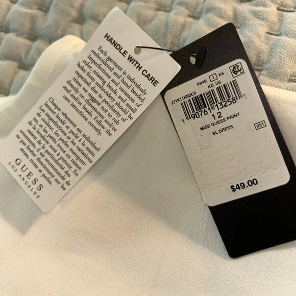 Guess Sleeveless Shift Dress size 12 NWT - Picture 5 of 8